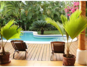 Charming Caribbean style villa near superb beach